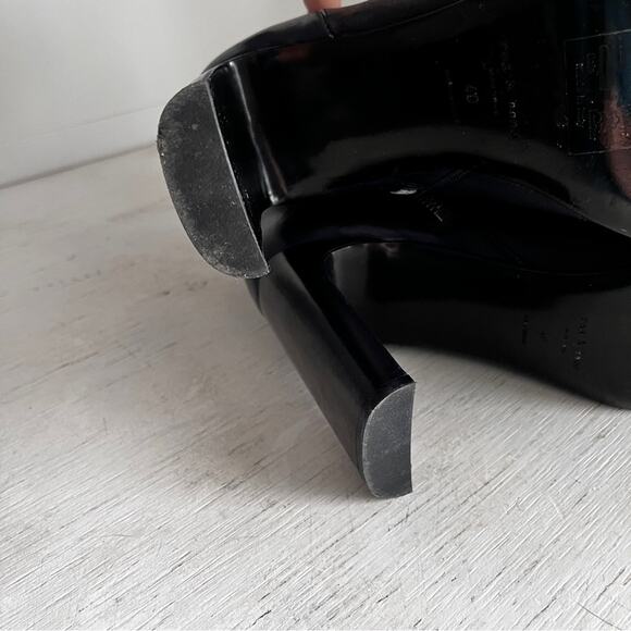Rag & Bone Navy Ellis leather heeled Ankle Boot size 40 - Picture 8 of 12